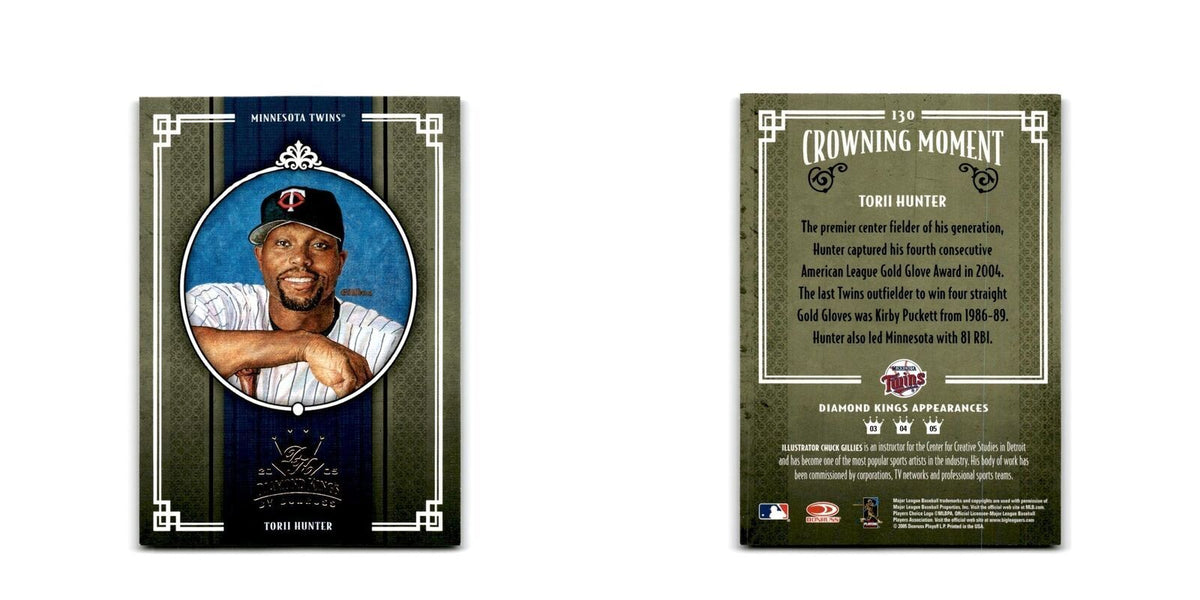 2005 Donruss Diamond Kings Torii Hunter Twins #130