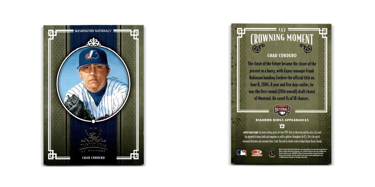 2005 Donruss Diamond Kings Chad Cordero Nationals #137