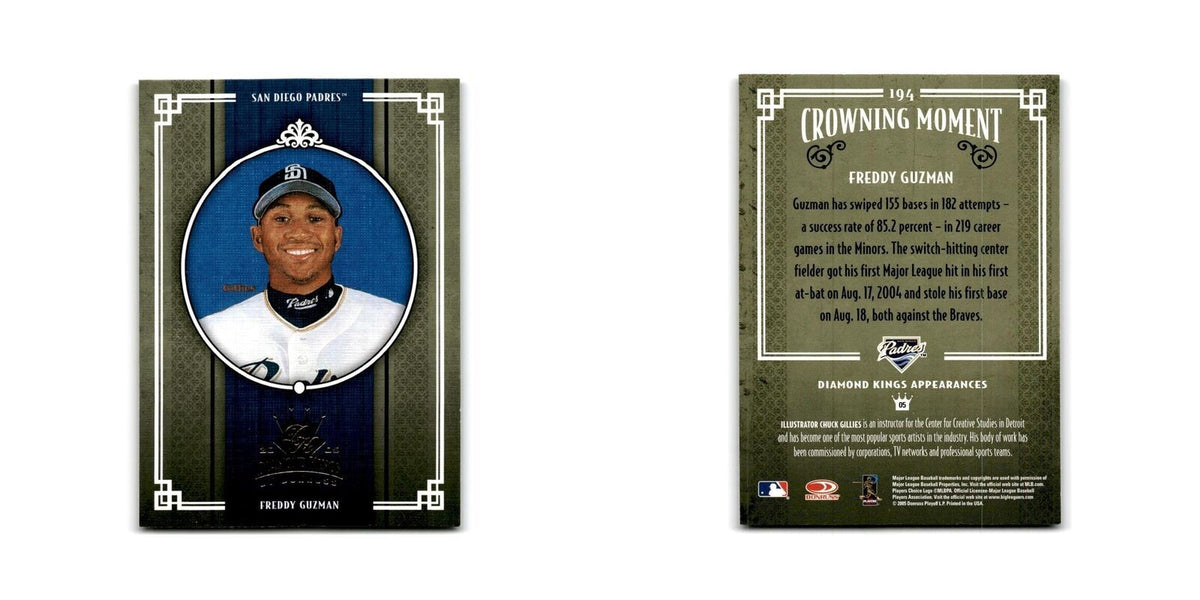 2005 Donruss Diamond Kings Freddy Guzman Padres #194