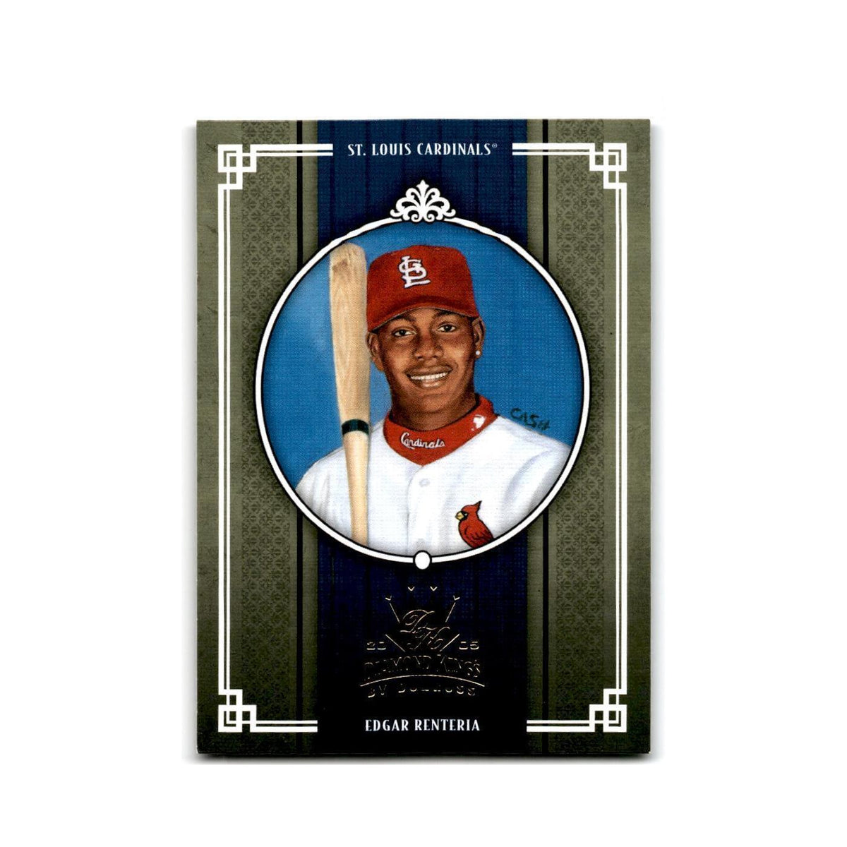 2005 Donruss Diamond Kings Edgar Renteria Cardinals #211