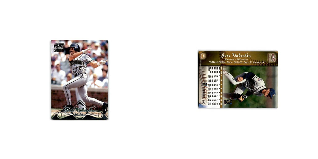 1998 Pacific Paramount Jose Valentin Brewers #190