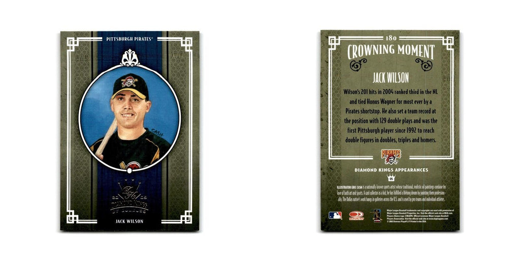 2005 Donruss Diamond Kings Jack Wilson Pirates #180