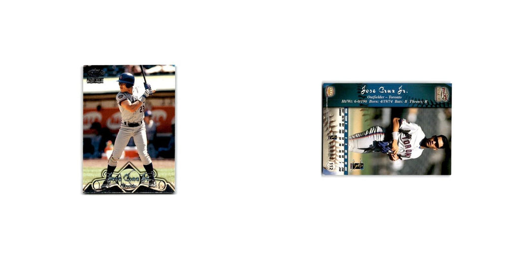 1998 Pacific Paramount Jose Cruz Jr. Blue Jays #112