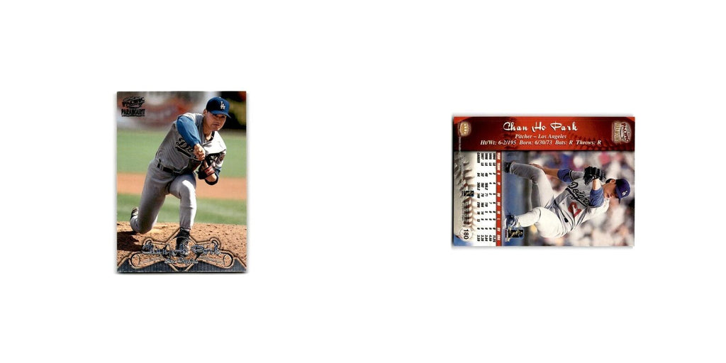 1998 Pacific Paramount Chan Ho Park Dodgers #180