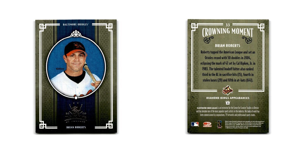 2005 Donruss Diamond Kings Brian Roberts Orioles #33