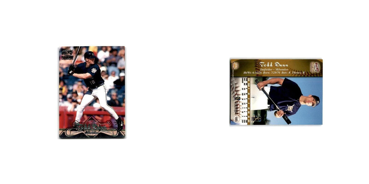 1998 Pacific Paramount Todd Dunn Brewers #185