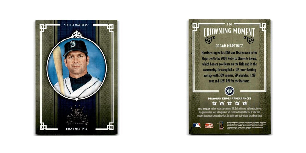 2005 Donruss Diamond Kings Edgar Martinez Mariners #201