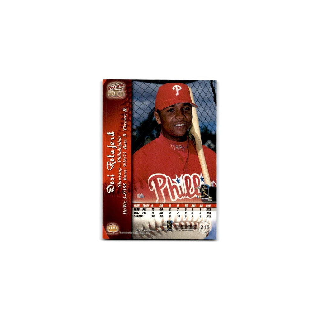 1998 Pacific Paramount Desi Relaford Phillies #215