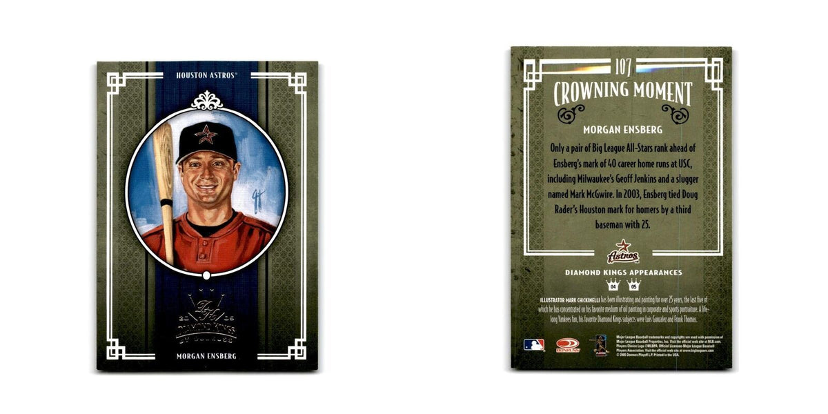 2005 Donruss Diamond Kings Morgan Ensberg Astros #107