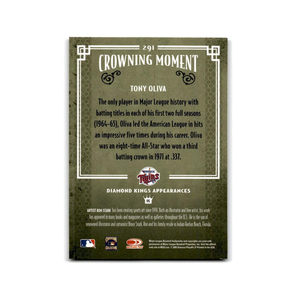 2005 Donruss Diamond Kings Tony Oliva Twins #291