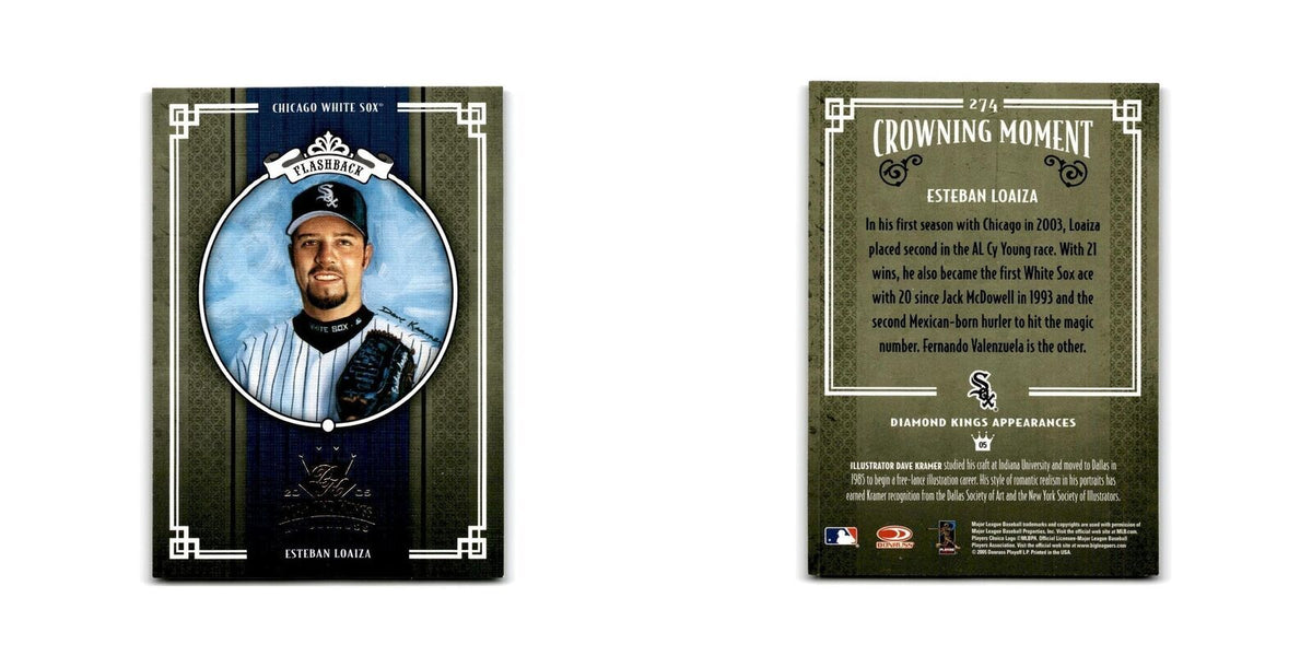 2005 Donruss Diamond Kings Esteban Loaiza White Sox #274