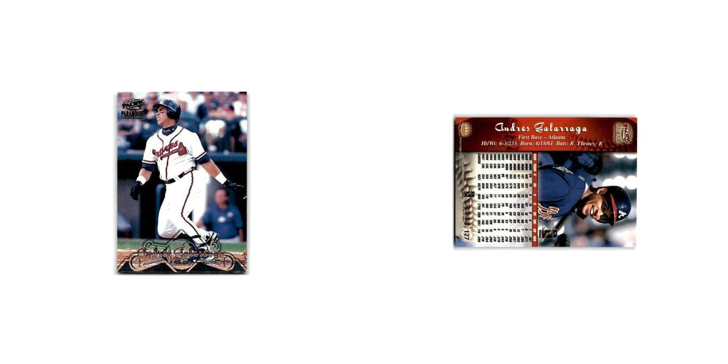 1998 Pacific Paramount Andres Galarraga Braves #127