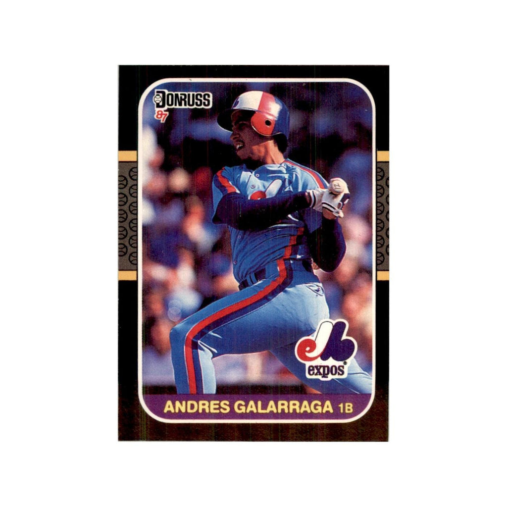 1987 Donruss Baseball Card Andres Galarraga Montreal Expos #303