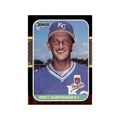 1987 Donruss Baseball Card Bret Saberhagen Royals #132