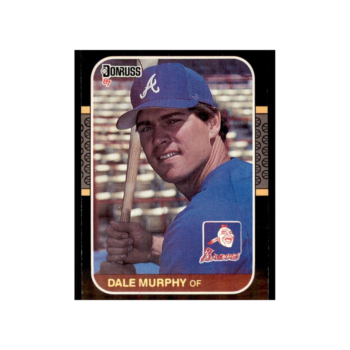 1987 Donruss Baseball Card Dale Murphy Braves #78