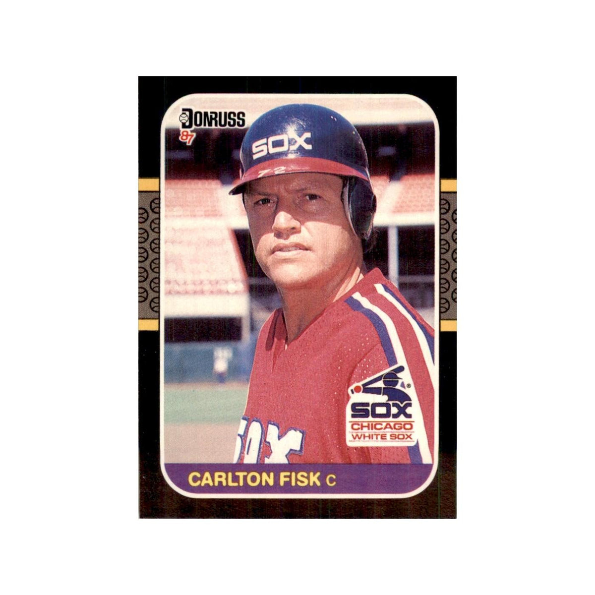 1987 Donruss Baseball Card Carlton Fisk White Sox #247