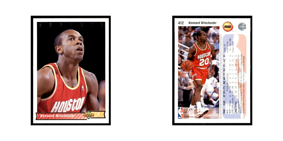 1992 Upper Deck Kennard Winchester Basketball Cards #412