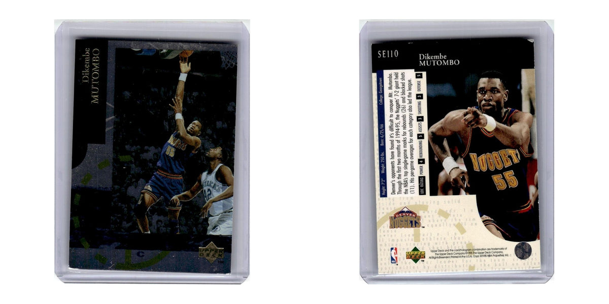 1995 Upper Deck Special Edition Dikembe Mutombo Nuggets #SE110