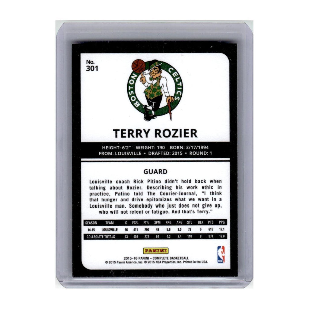 2015 Panini Complete Terry Rozier RC Celtics #301