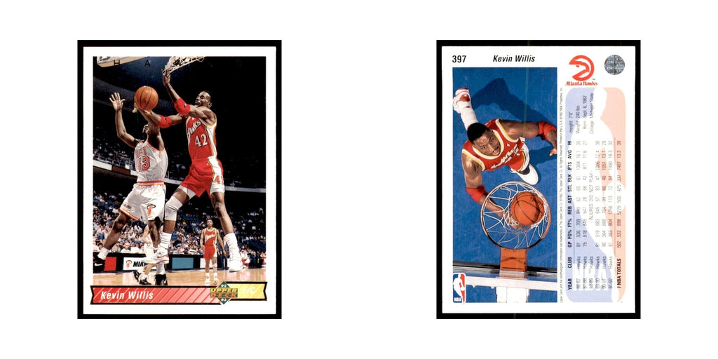 1992 Upper Deck Kevin Willis Basketball Cards #397