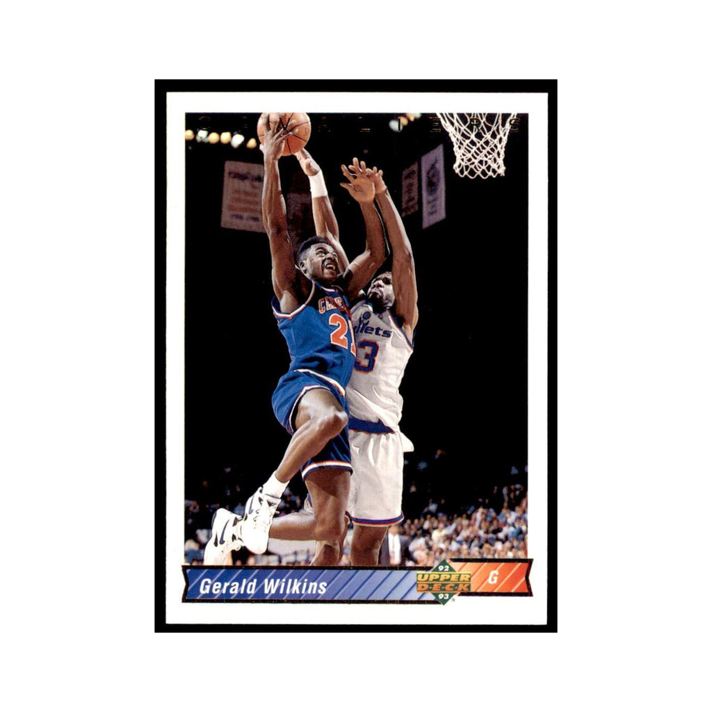 1992 Upper Deck Gerald Wilkins Basketball Cards #411