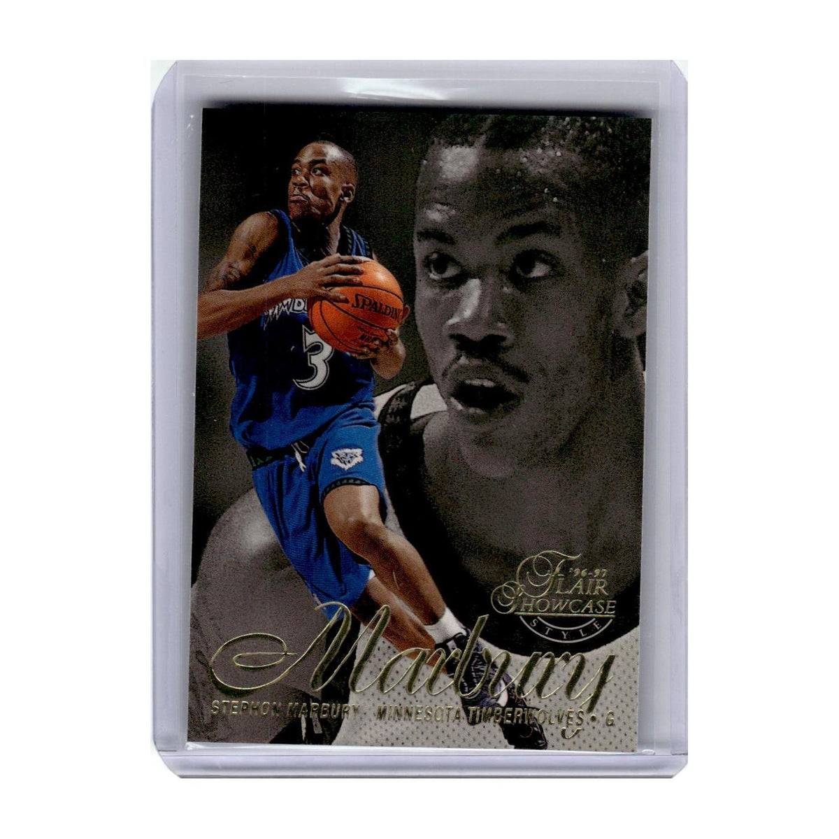 1996 Flair Showcase Stephon Marbury Timberwolves #nan