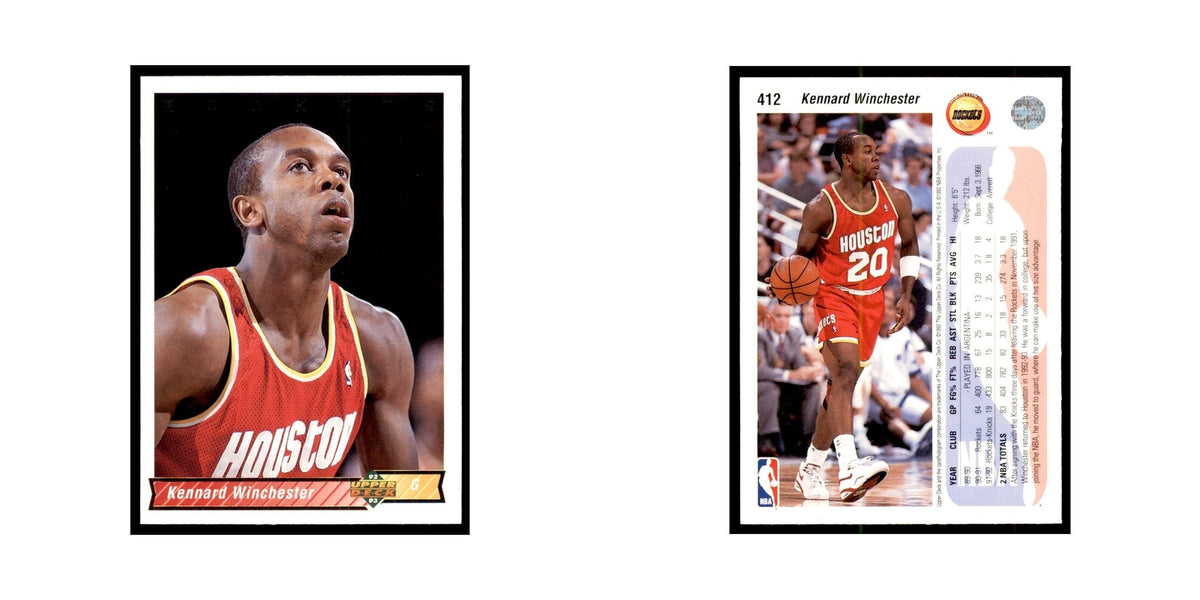 1992 Upper Deck Kennard Winchester Basketball Cards #412