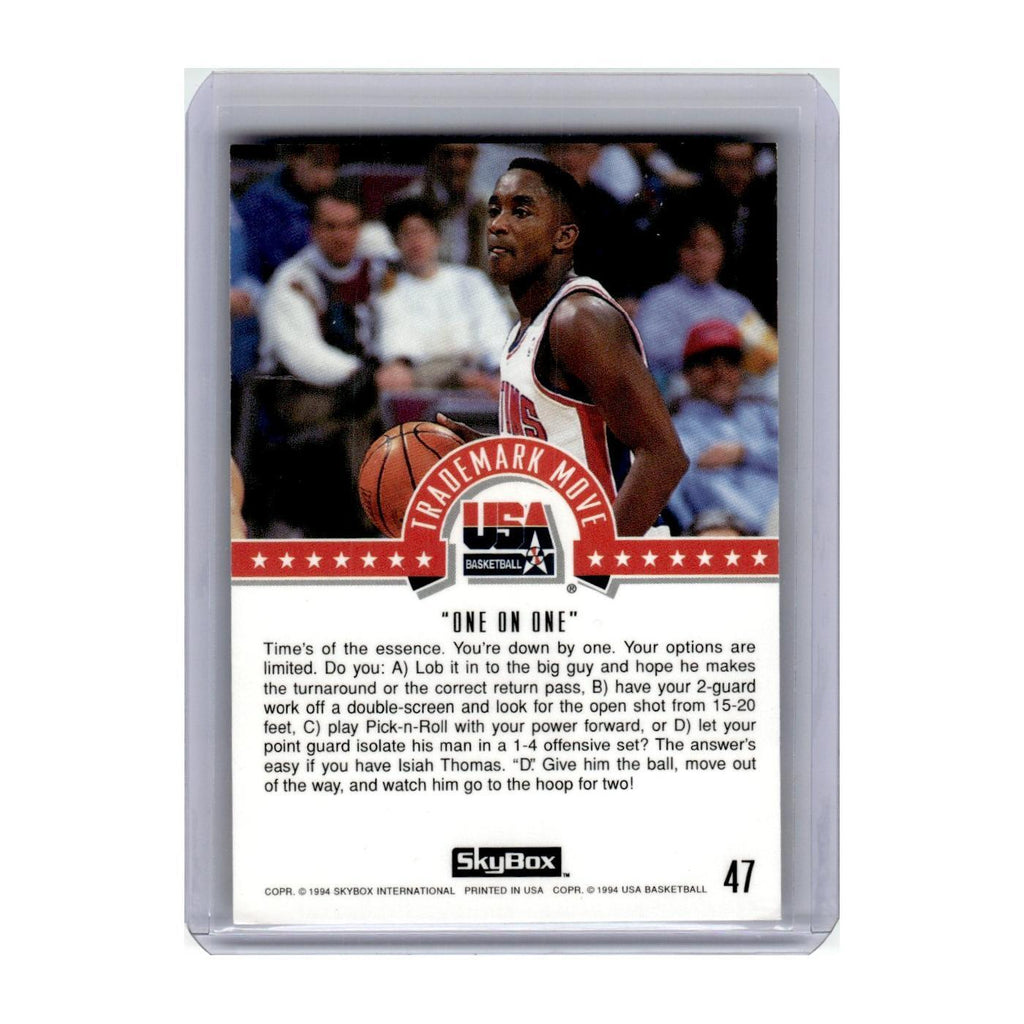 1994 SkyBox Joe Dumars Pistons #47