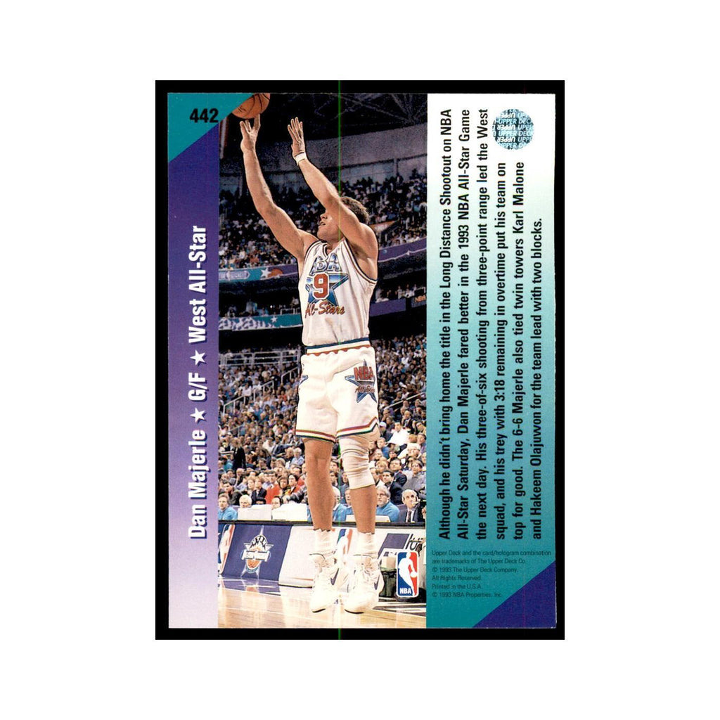 1992 Upper Deck Dan Majerle Basketball Cards #442