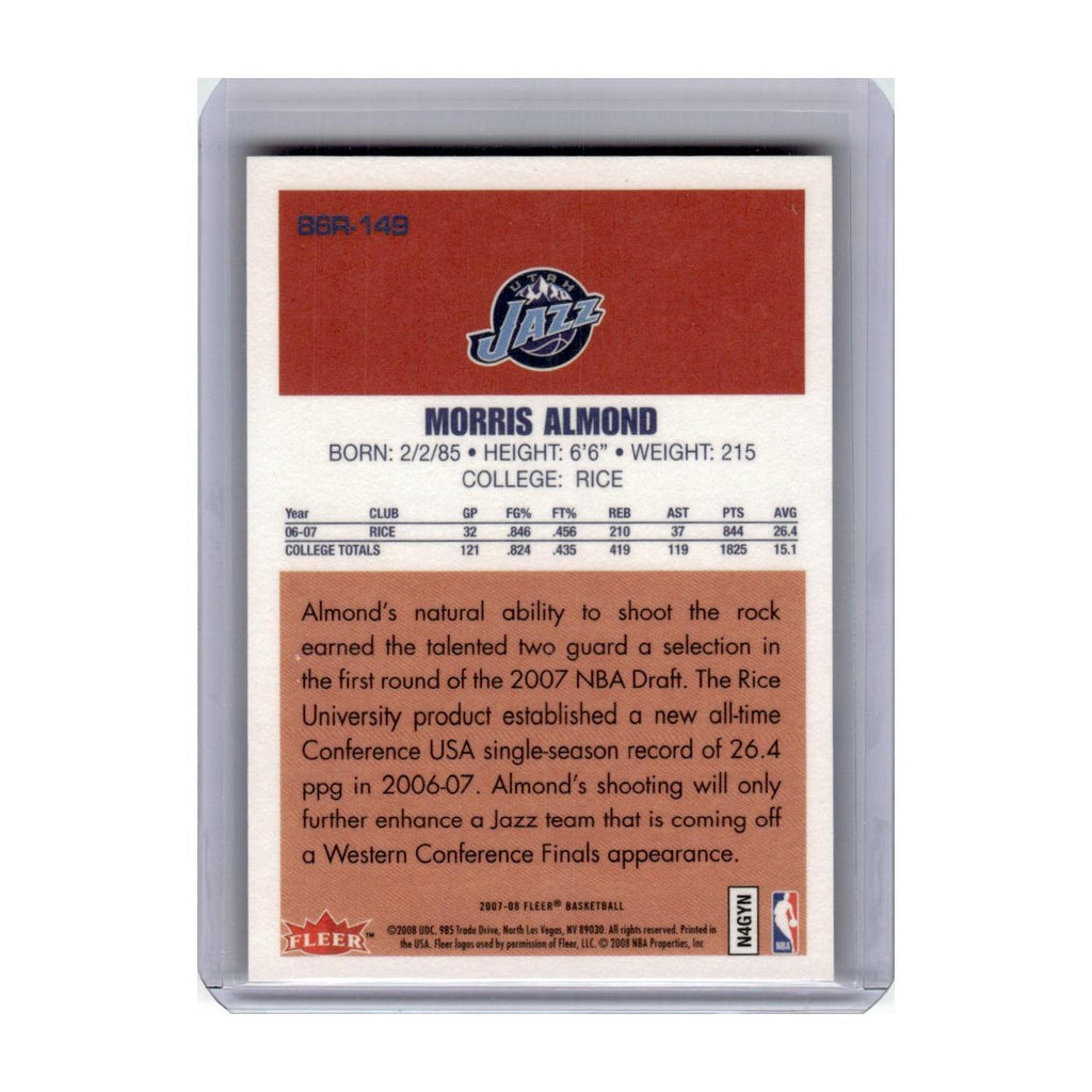 2007 Fleer 86-87 Retro Morris Almond Jazz #86R-149