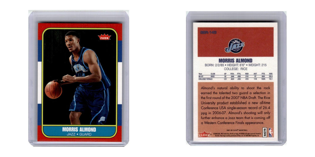 2007 Fleer 86-87 Retro Morris Almond Jazz #86R-149