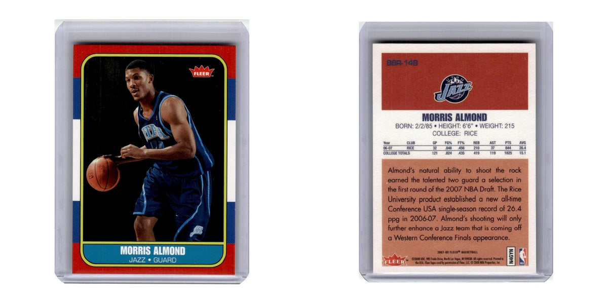 2007 Fleer 86-87 Retro Morris Almond Jazz #86R-149