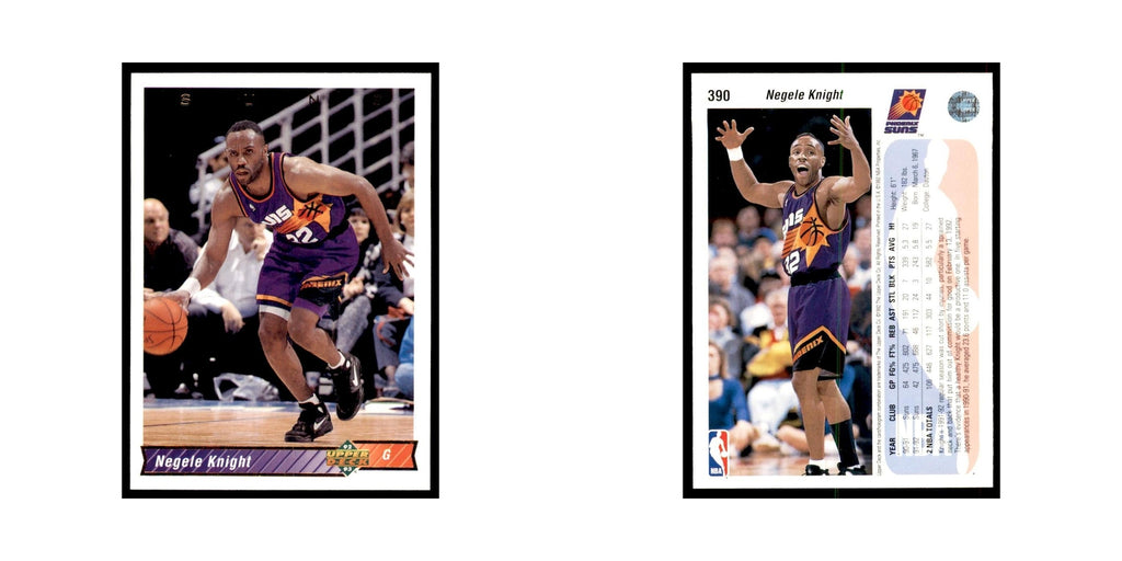 1992 Upper Deck Negele Knight Basketball Cards #390