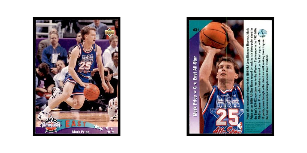 1992 Upper Deck Mark Price Basketball Cards #431