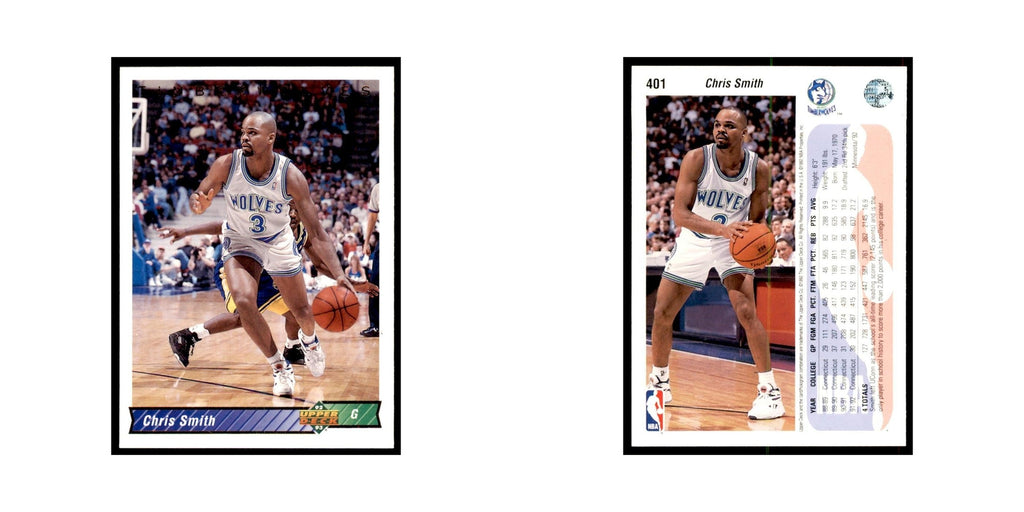1992 Upper Deck Chris Smith Basketball Cards #401