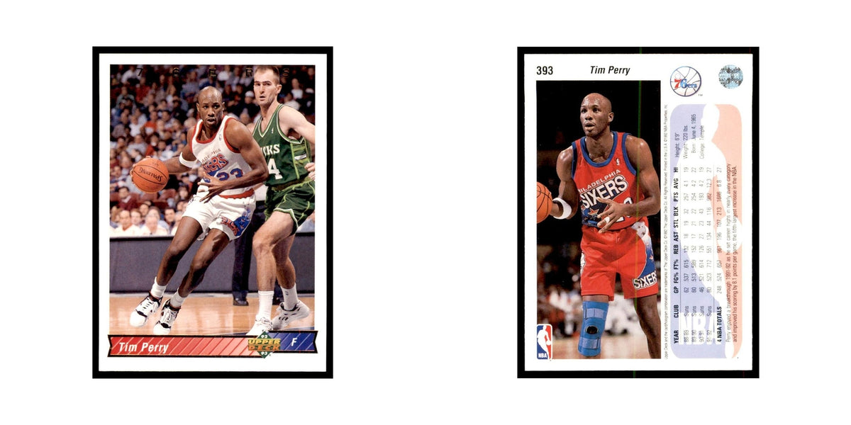 1992 Upper Deck Tim Perry Basketball Cards #393