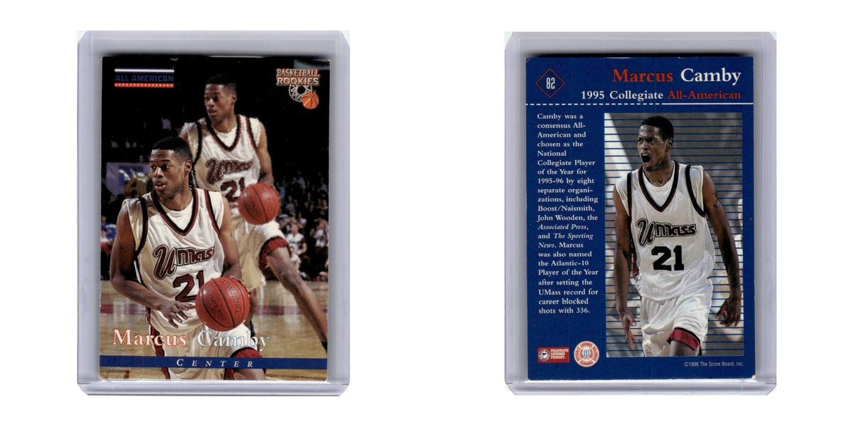 1996 Score Board Rookies Marcus Camby UMass Minutemen #82