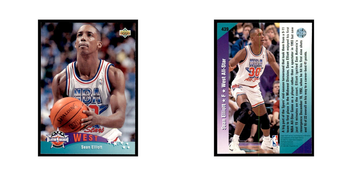 1992 Upper Deck Sean Elliott Basketball Cards #439