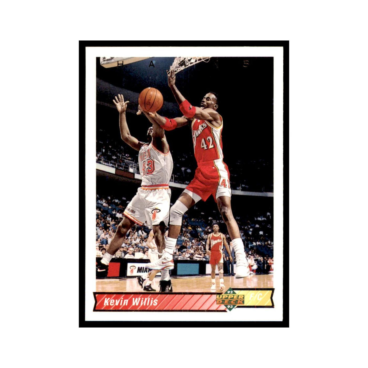 1992 Upper Deck Kevin Willis Basketball Cards #397