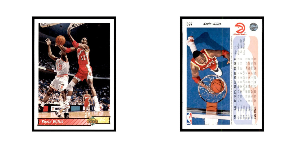 1992 Upper Deck Kevin Willis Basketball Cards #397