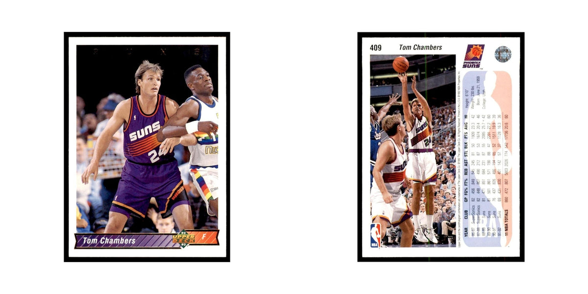 1992 Upper Deck Tom Chambers Basketball Cards #409
