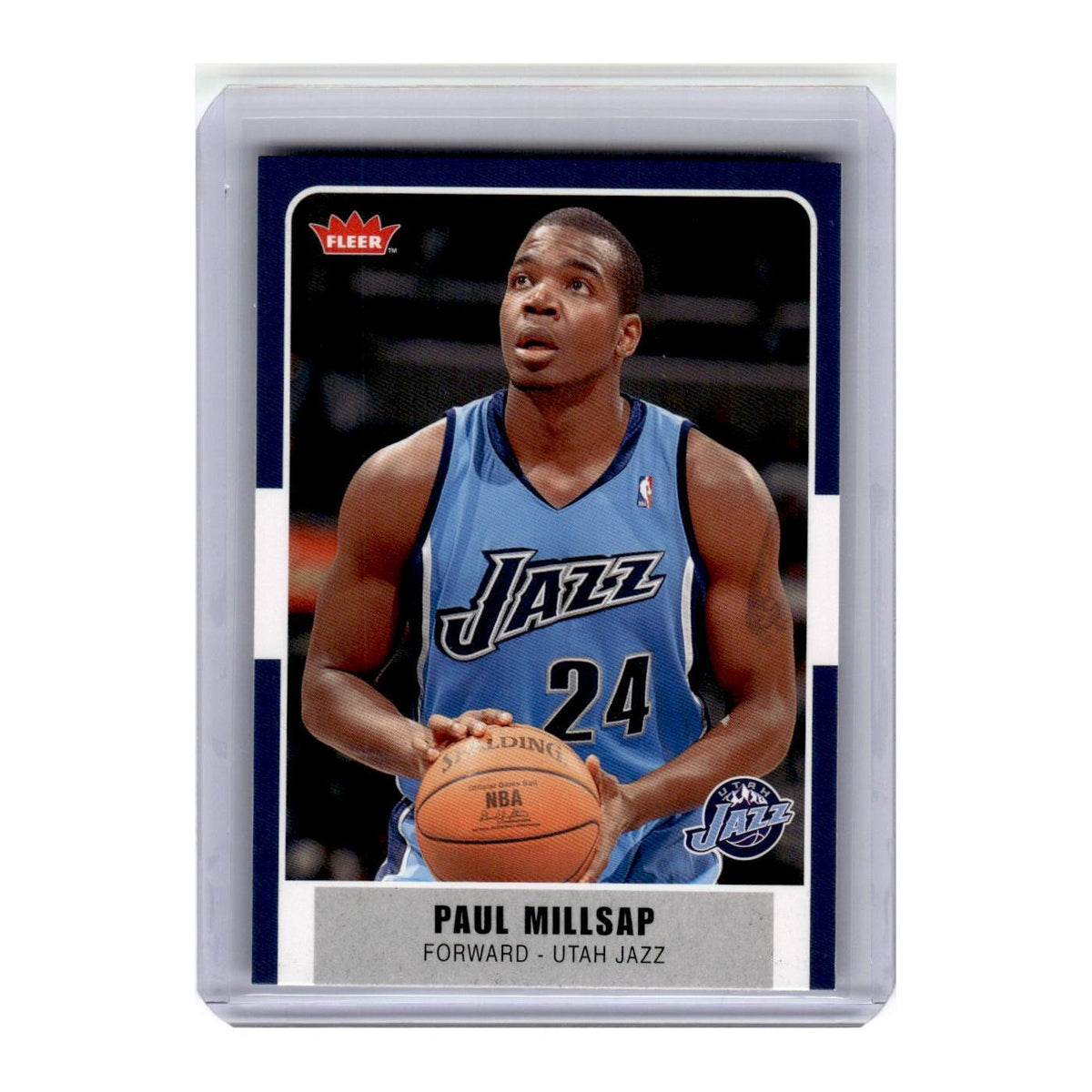 2007 Fleer Paul Millsap Jazz #176