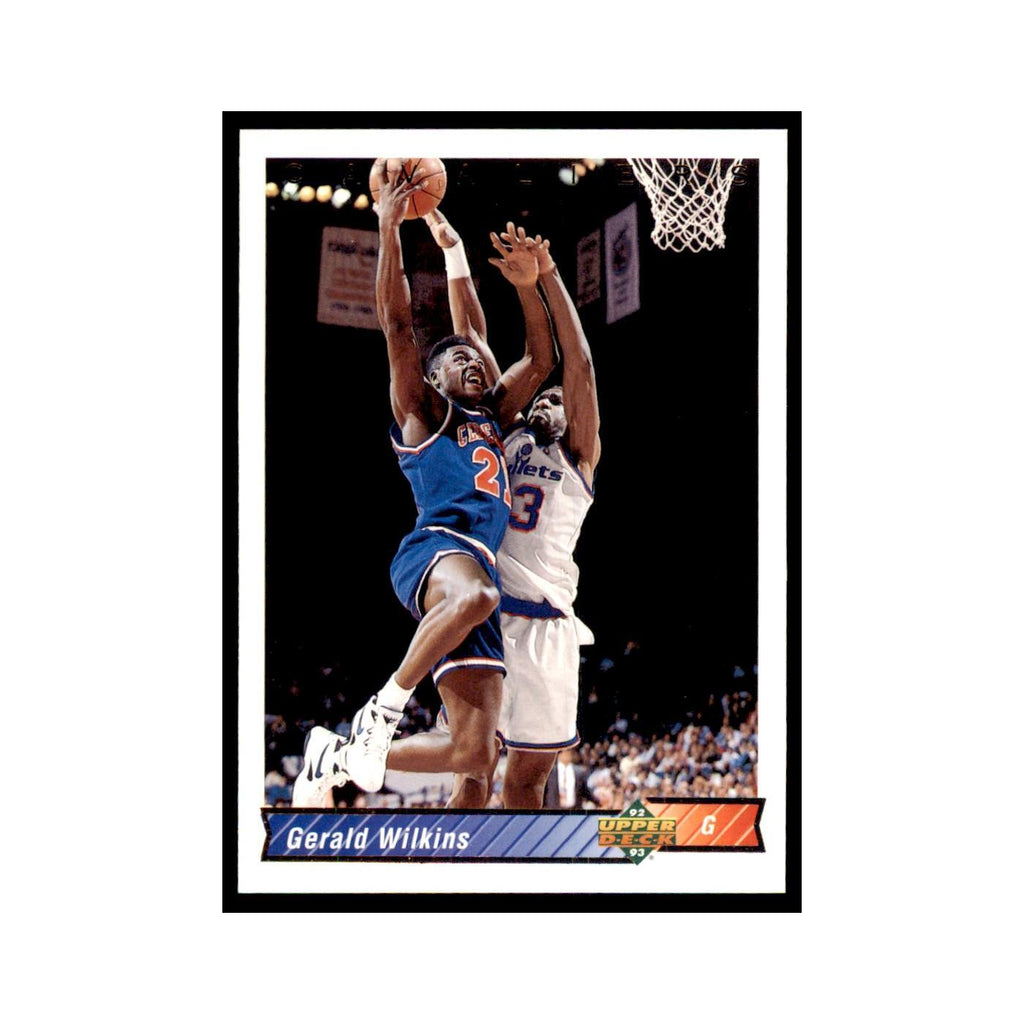 1992 Upper Deck Gerald Wilkins Basketball Cards #411