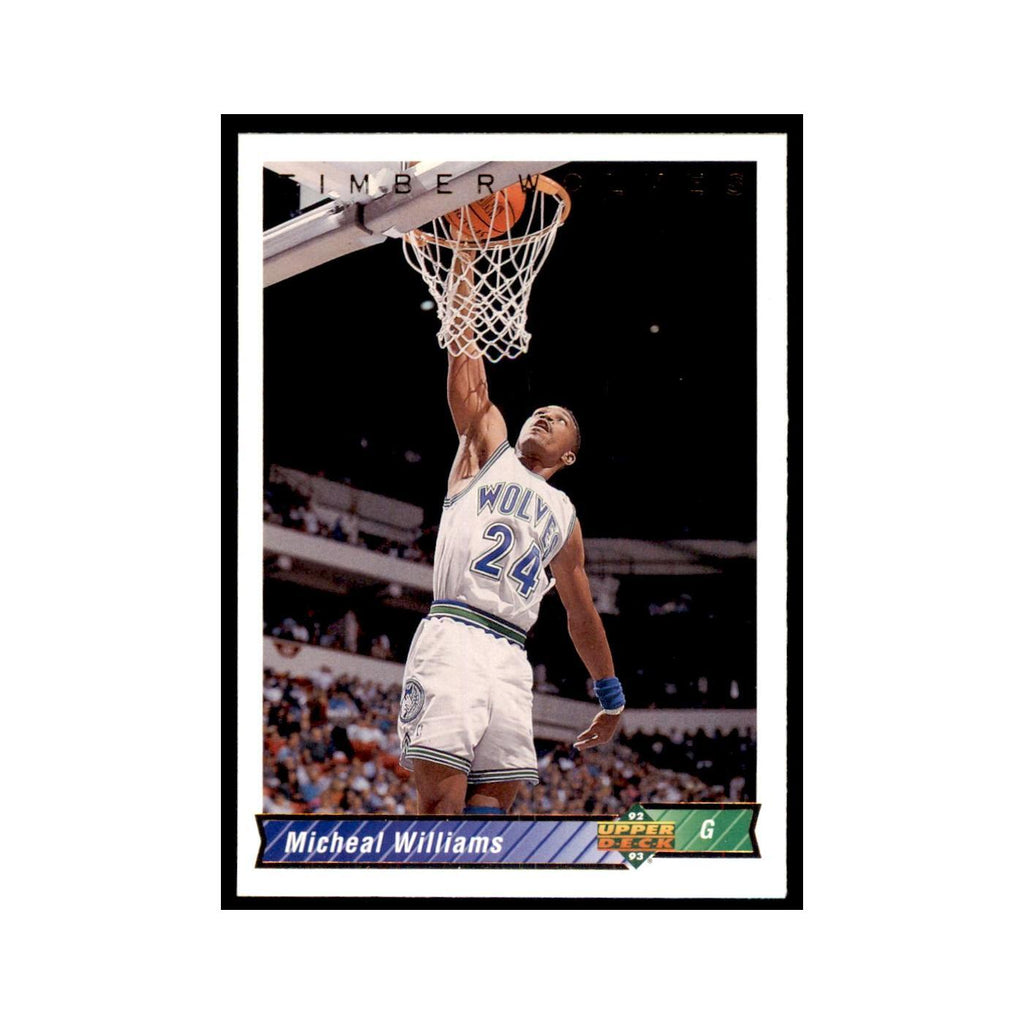 1992 Upper Deck Micheal Williams Basketball Cards #398