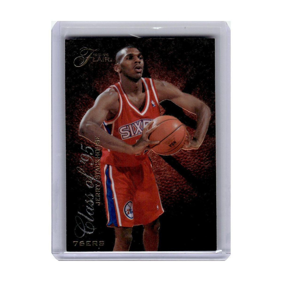 1995 Flair Jerry Stackhouse 76ers #R-9