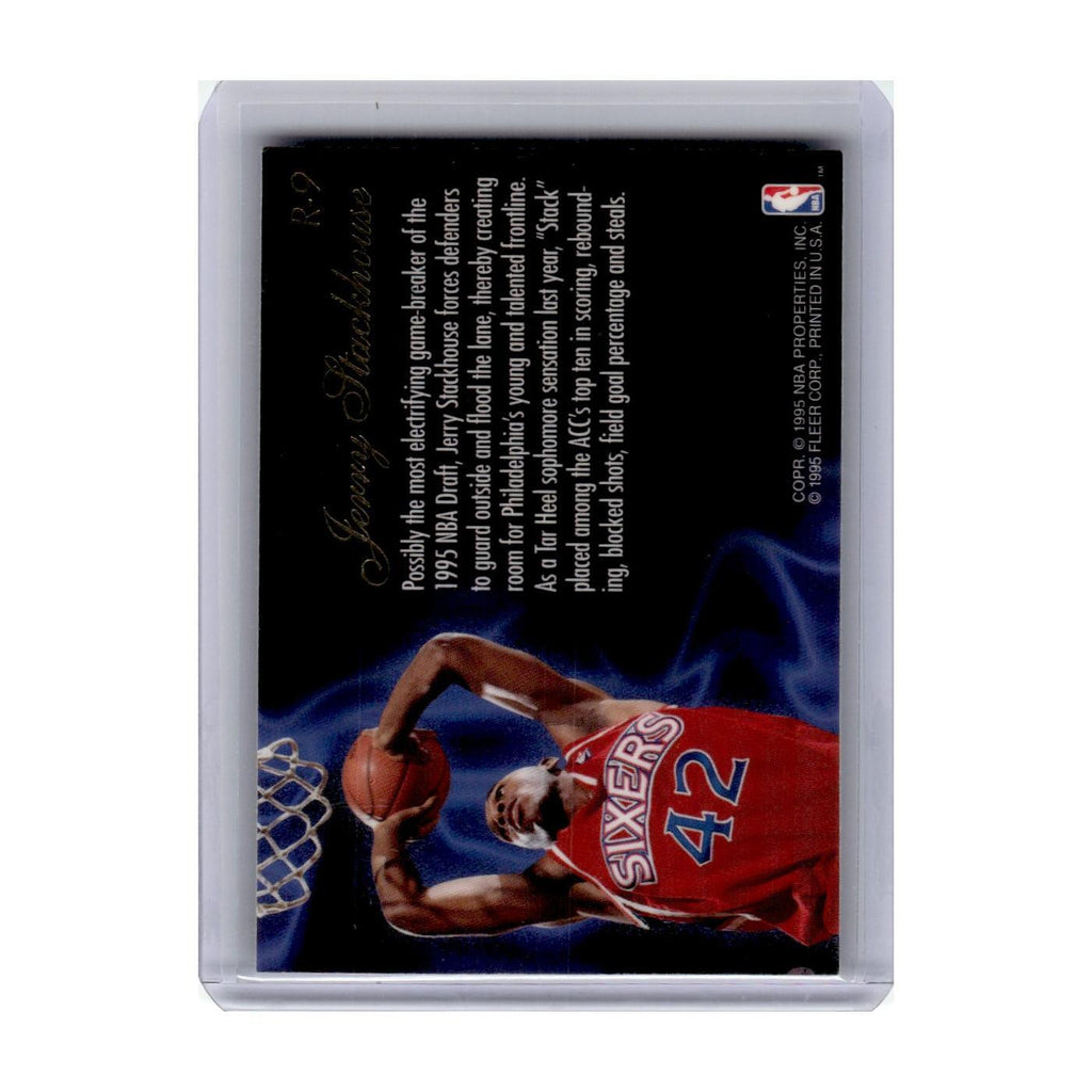 1995 Flair Jerry Stackhouse 76ers #R-9