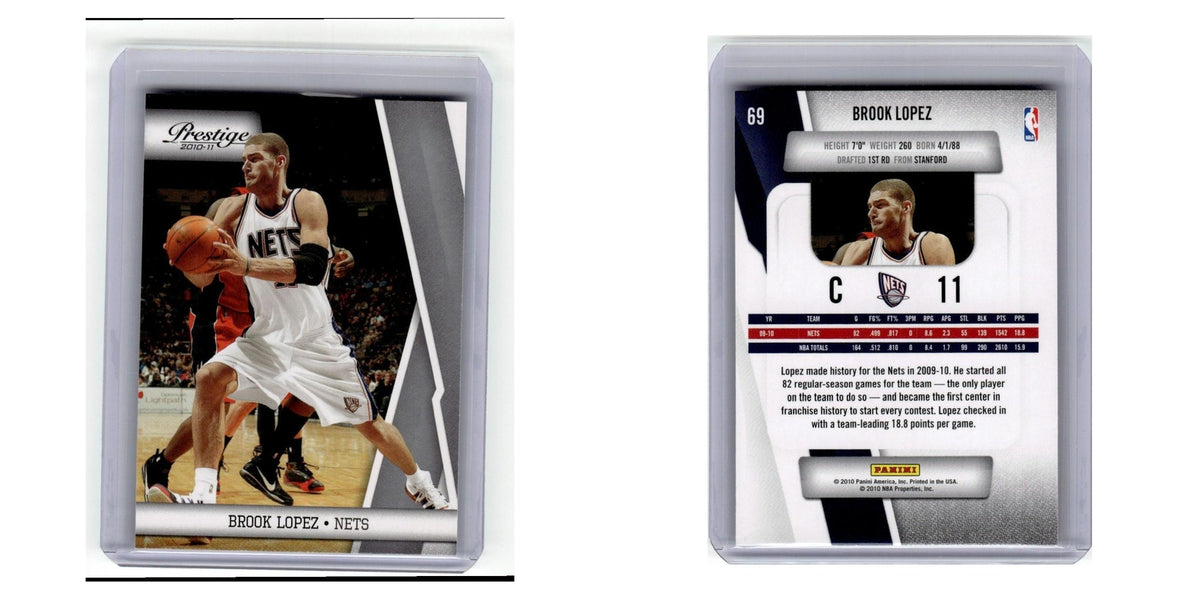 2010 Panini Prestige Brook Lopez Nets #69