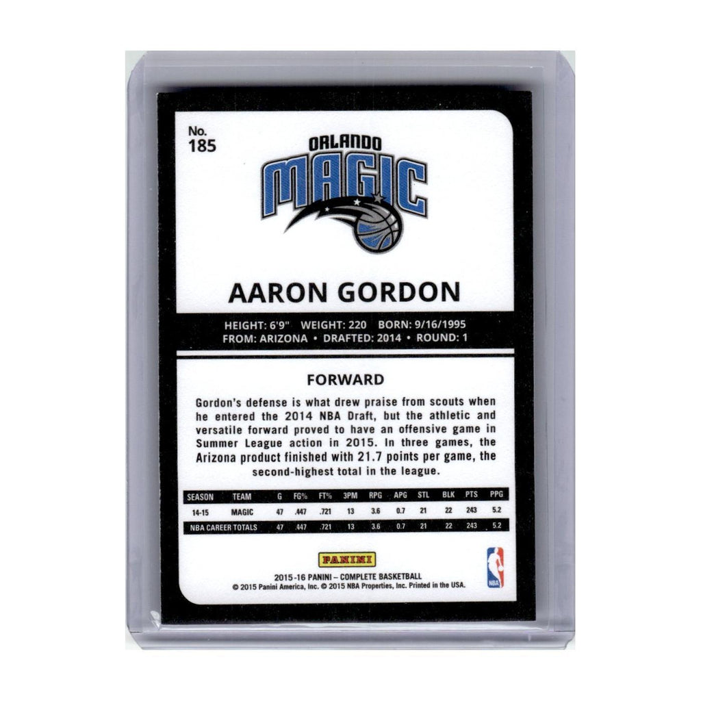 2015 Panini Complete Aaron Gordon Magic #185