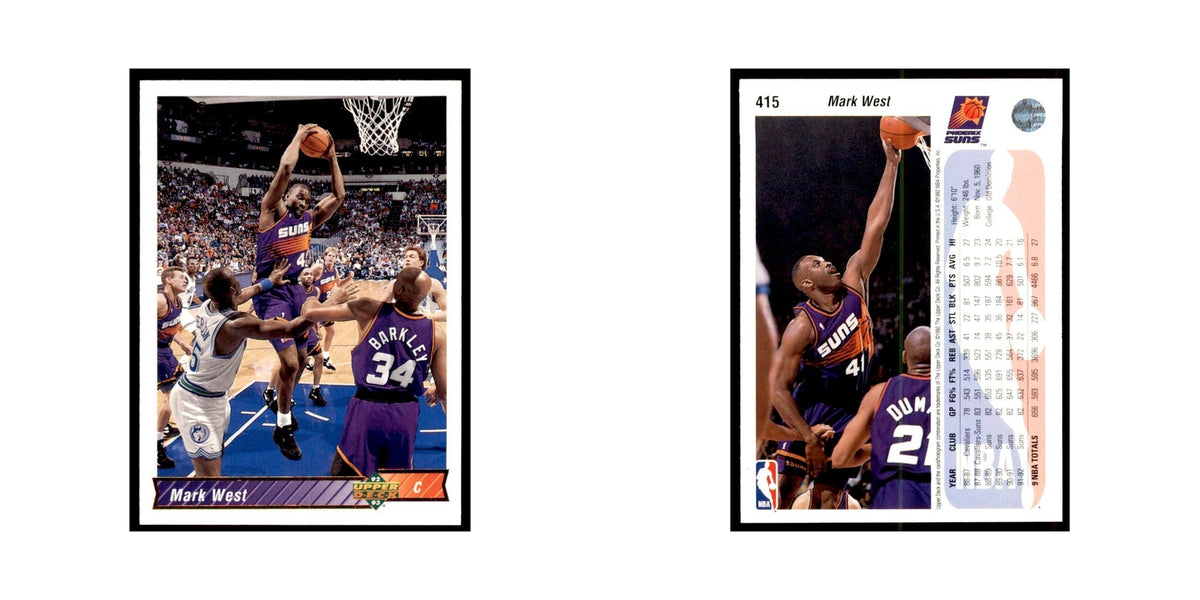 1992 Upper Deck Mark West Basketball Cards #415