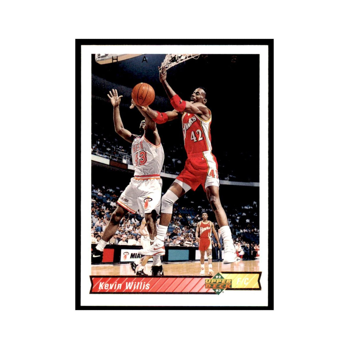 1992 Upper Deck Kevin Willis Basketball Cards #397